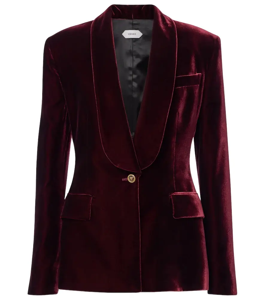 Velvet blazer