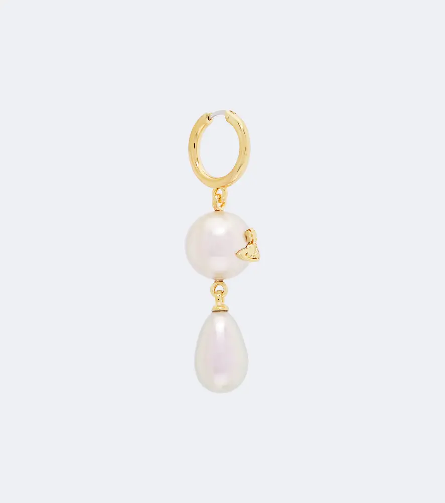 Vivienne Westwood Orb embellished faux pearl drop earrings | Thumbnail 2 Vivienne Westwood Orb embellished faux pearl drop earrings | Thumbnail 2