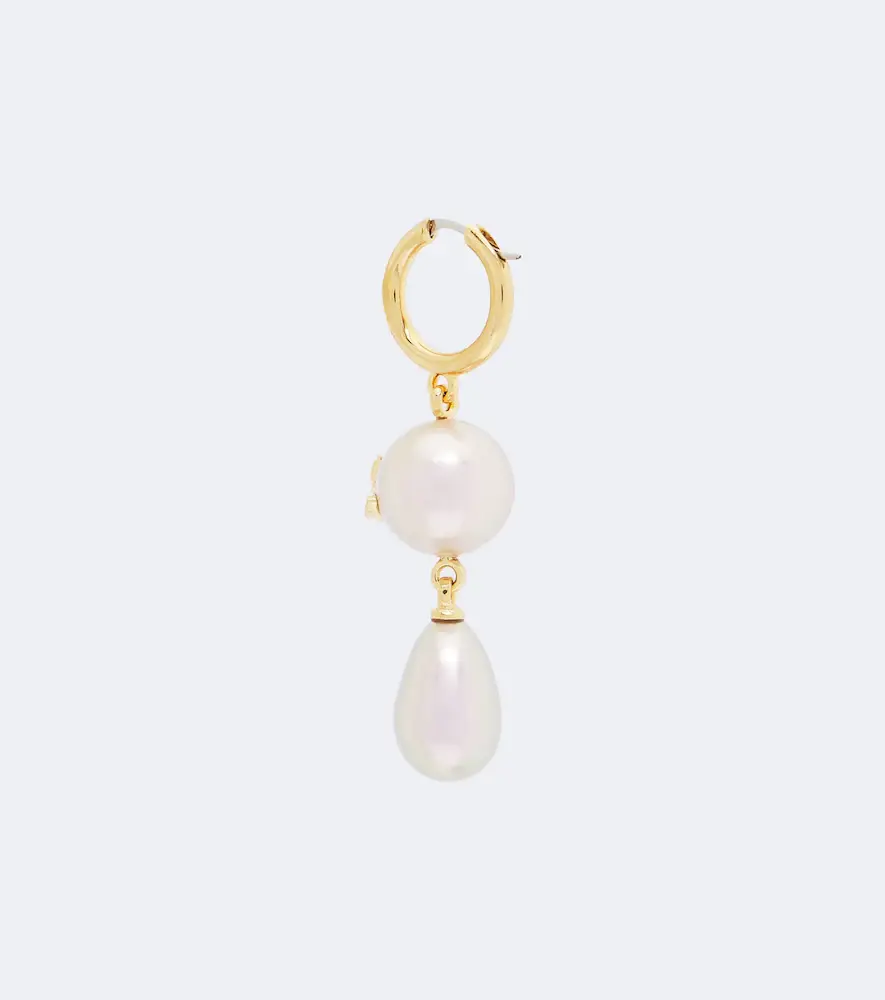 Vivienne Westwood Orb embellished faux pearl drop earrings | Thumbnail 3 Vivienne Westwood Orb embellished faux pearl drop earrings | Thumbnail 3