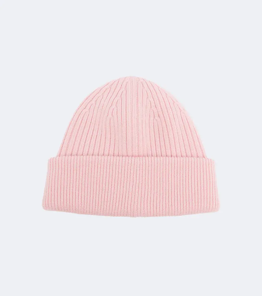 Loewe Embroidered ribbed-knit wool beanie | Thumbnail 2 Loewe Embroidered ribbed-knit wool beanie | Thumbnail 2