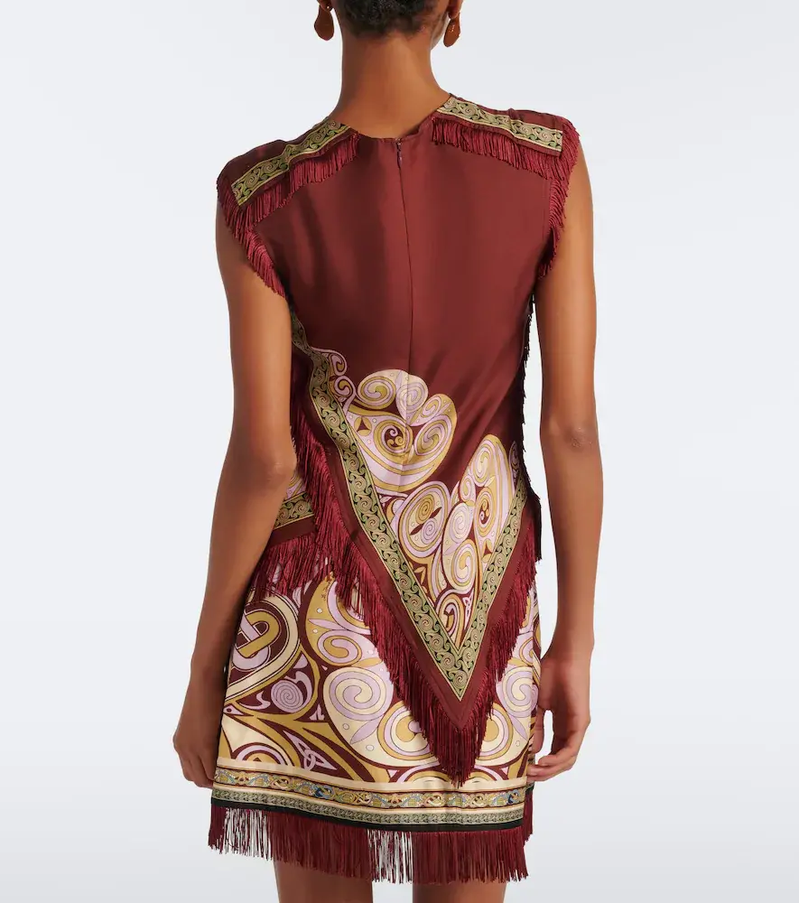 La DoubleJ Fringed printed silk twill scarf top | Thumbnail 6 La DoubleJ Fringed printed silk twill scarf top | Thumbnail 6