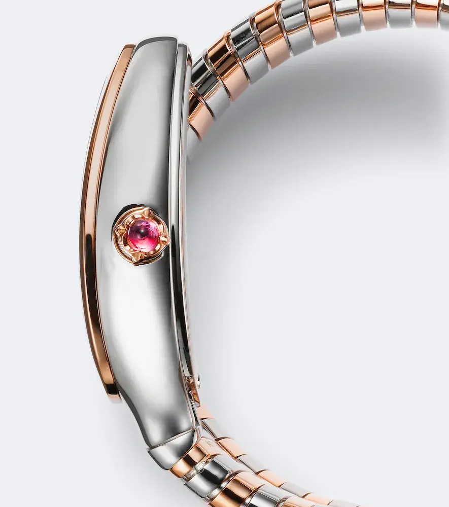 BVLGARI Serpenti Tubogas 18kt rose gold and stainless steel watch | Thumbnail 7