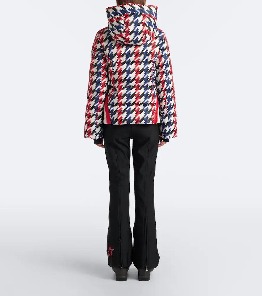 Perfect Moment Duvet houndstooth hooded down ski jacket | Thumbnail 5 Perfect Moment Duvet houndstooth hooded down ski jacket | Thumbnail 5