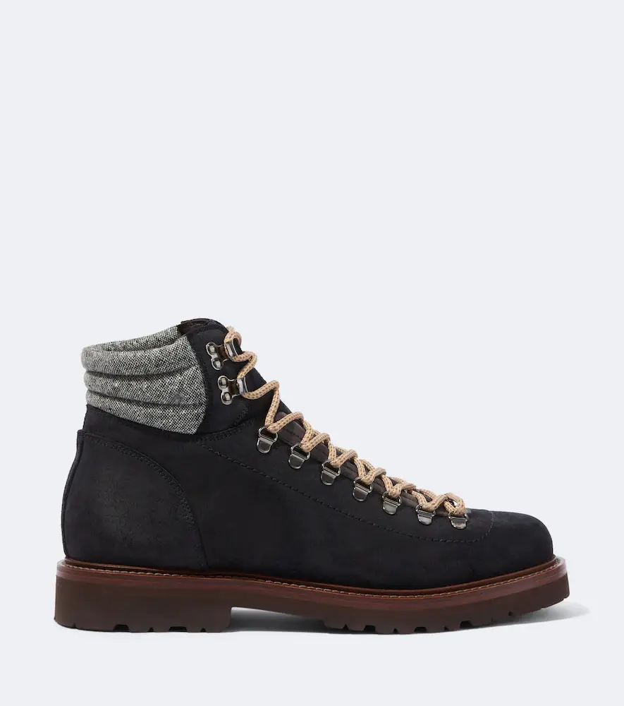 Brunello Cucinelli Suede lace-up boots | Thumbnail 6 Brunello Cucinelli Suede lace-up boots | Thumbnail 6