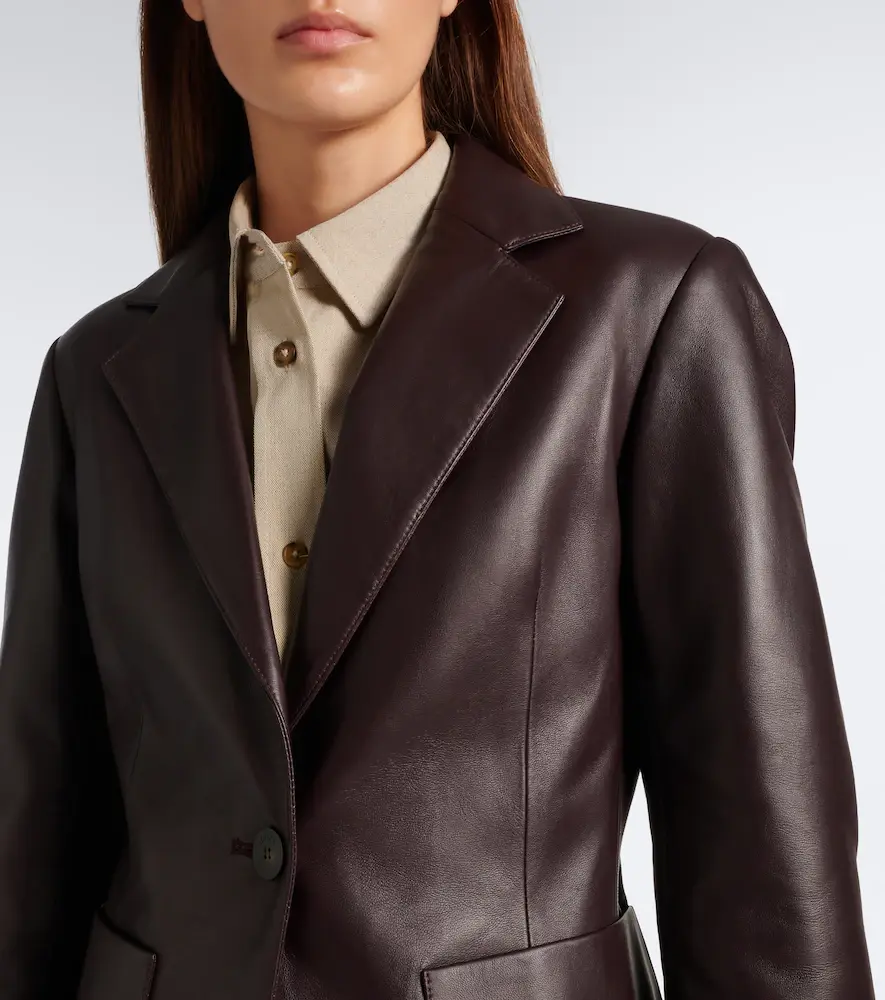 Joseph Glenview leather blazer | Thumbnail 2