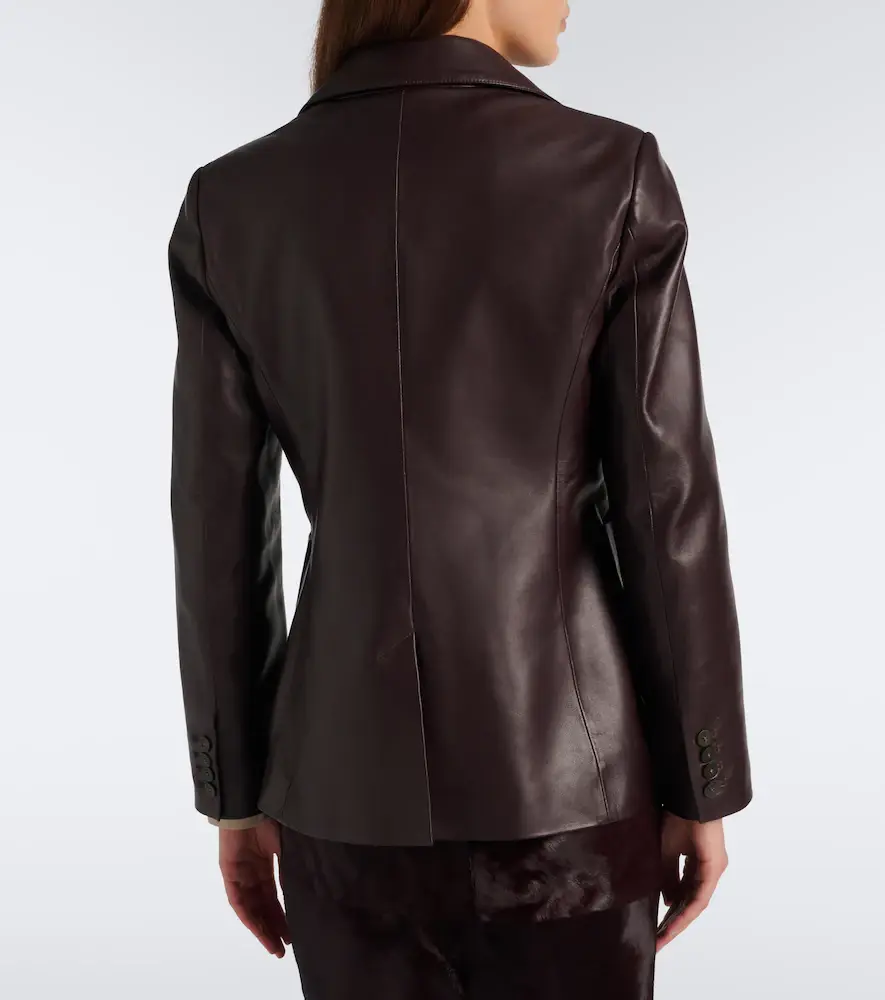 Joseph Glenview leather blazer | Thumbnail 4