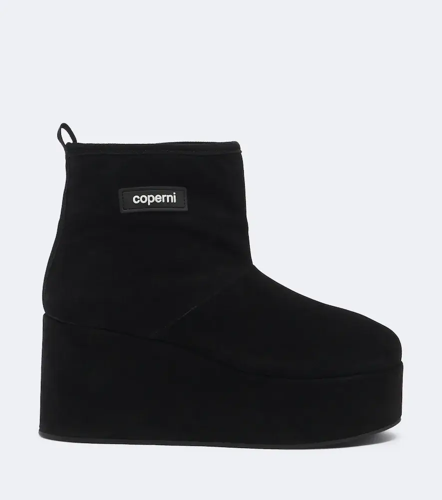 Coperni Shearling-lined suede wedge boots | Thumbnail 4 Coperni Shearling-lined suede wedge boots | Thumbnail 4