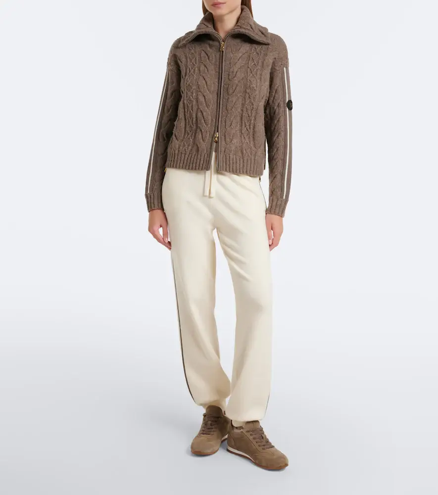 Bogner Lotta cable-knit wool-blend zip-up sweater | Thumbnail 2 Bogner Lotta cable-knit wool-blend zip-up sweater | Thumbnail 2