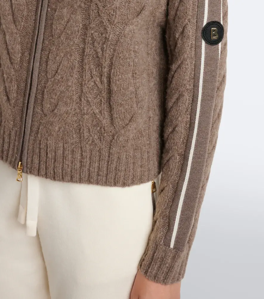 Bogner Lotta cable-knit wool-blend zip-up sweater | Thumbnail 5 Bogner Lotta cable-knit wool-blend zip-up sweater | Thumbnail 5
