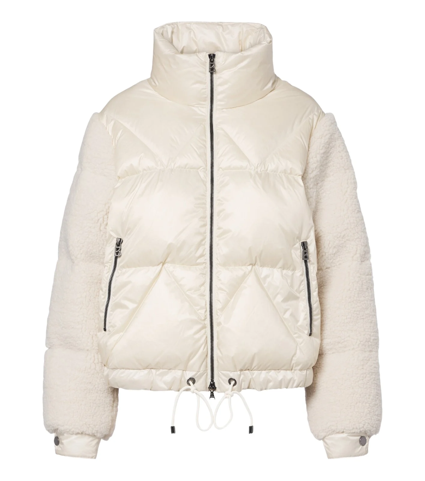 Queeny terry-trimmed down jacket Queeny terry-trimmed down jacket