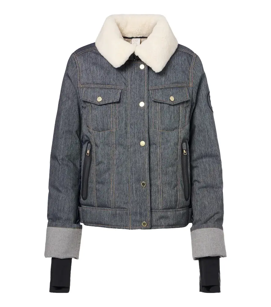 Dena denim down ski jacket Dena denim down ski jacket