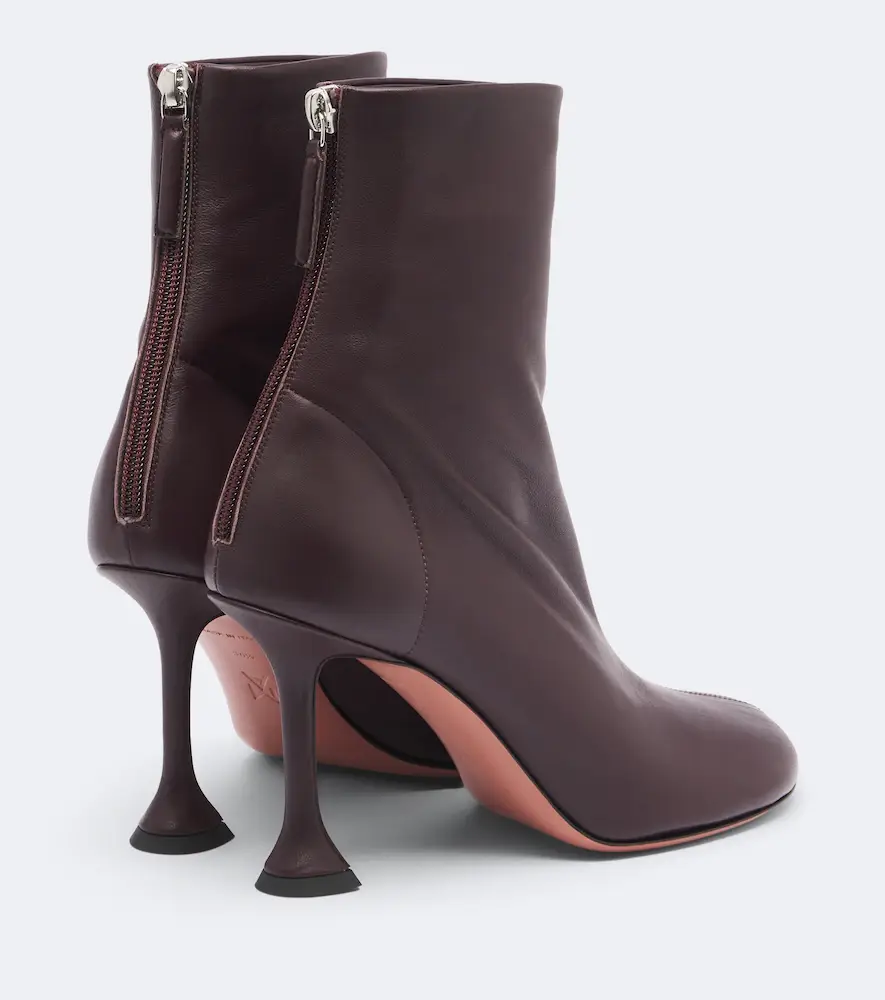 Amina Muaddi Iris leather ankle boots | Thumbnail 4 Amina Muaddi Iris leather ankle boots | Thumbnail 4
