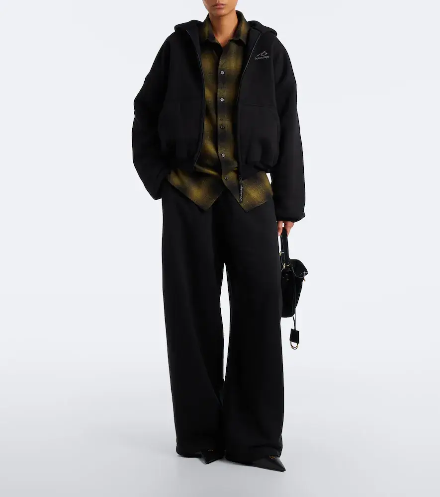 Balenciaga Logo padded cotton zip-up ski hoodie | Thumbnail 5 Balenciaga Logo padded cotton zip-up ski hoodie | Thumbnail 5