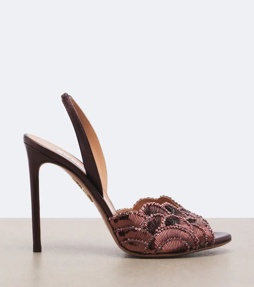 Aquazzura Ce Soir embellished leather sandals | Thumbnail 2 Aquazzura Ce Soir embellished leather sandals | Thumbnail 2