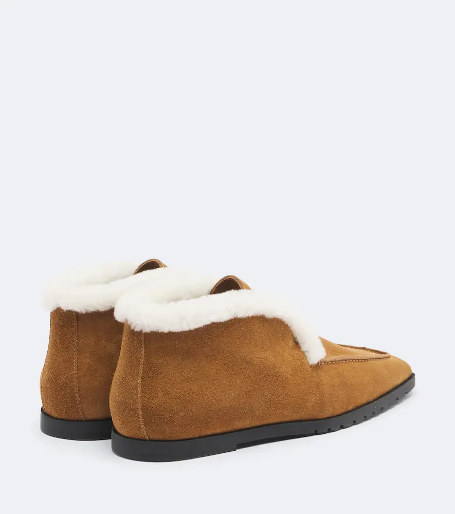 TOTEME Shearling-lined suede ankle boots | Thumbnail 2 TOTEME Shearling-lined suede ankle boots | Thumbnail 2