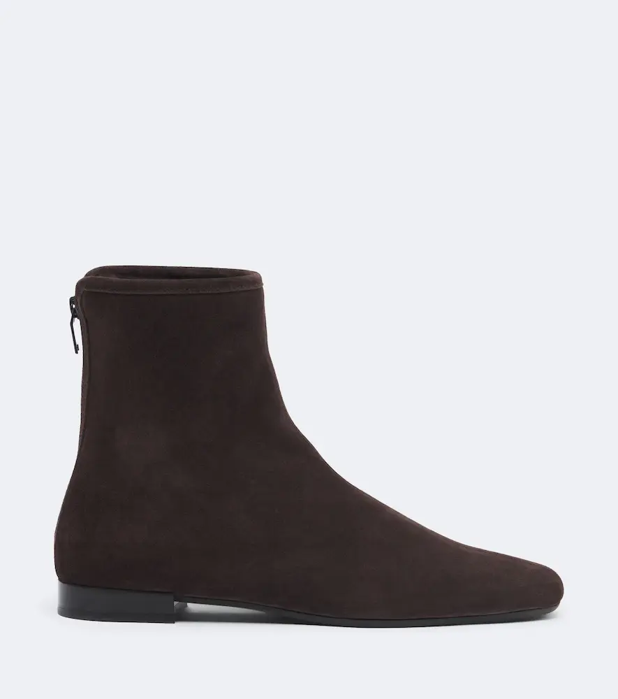 TOTEME Shearling-lined suede ankle boots | Thumbnail 4 TOTEME Shearling-lined suede ankle boots | Thumbnail 4