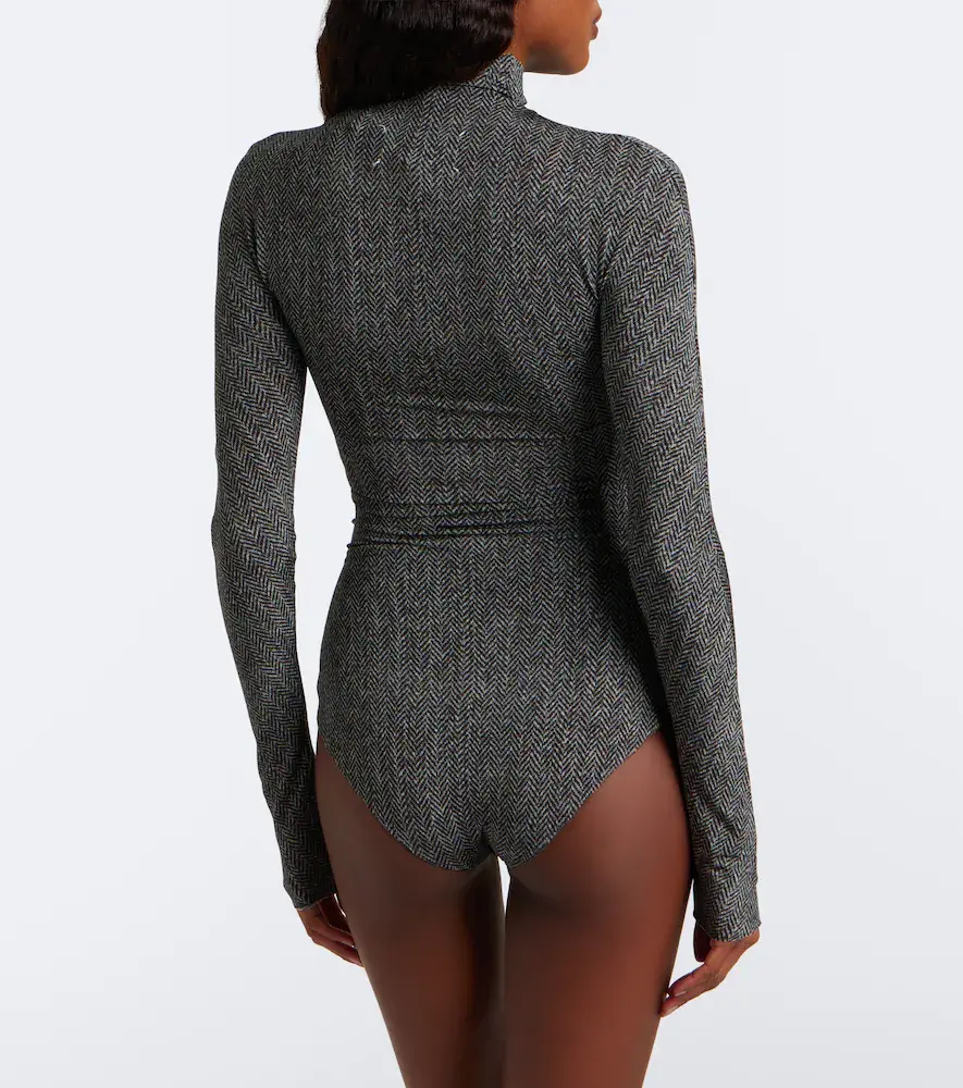 Maison Margiela Printed jersey bodysuit | Thumbnail 2 Maison Margiela Printed jersey bodysuit | Thumbnail 2