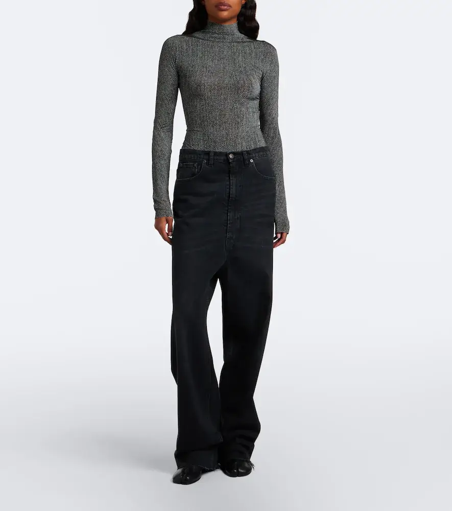 Maison Margiela Printed jersey bodysuit | Thumbnail 5 Maison Margiela Printed jersey bodysuit | Thumbnail 5