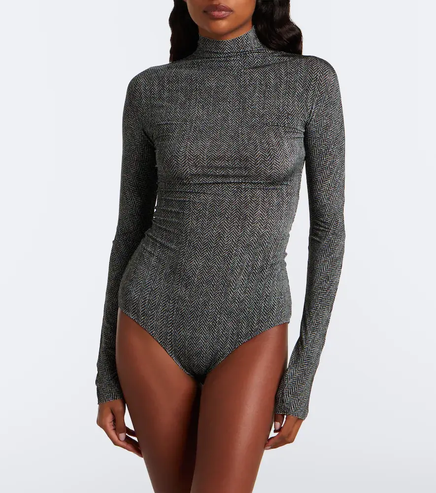 Maison Margiela Printed jersey bodysuit | Thumbnail 7 Maison Margiela Printed jersey bodysuit | Thumbnail 7