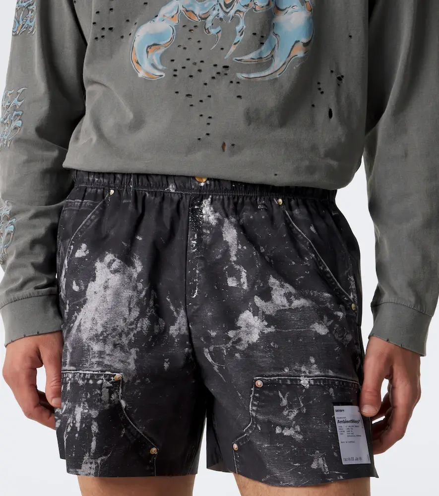 Satisfy Printed technical shorts | Thumbnail 5