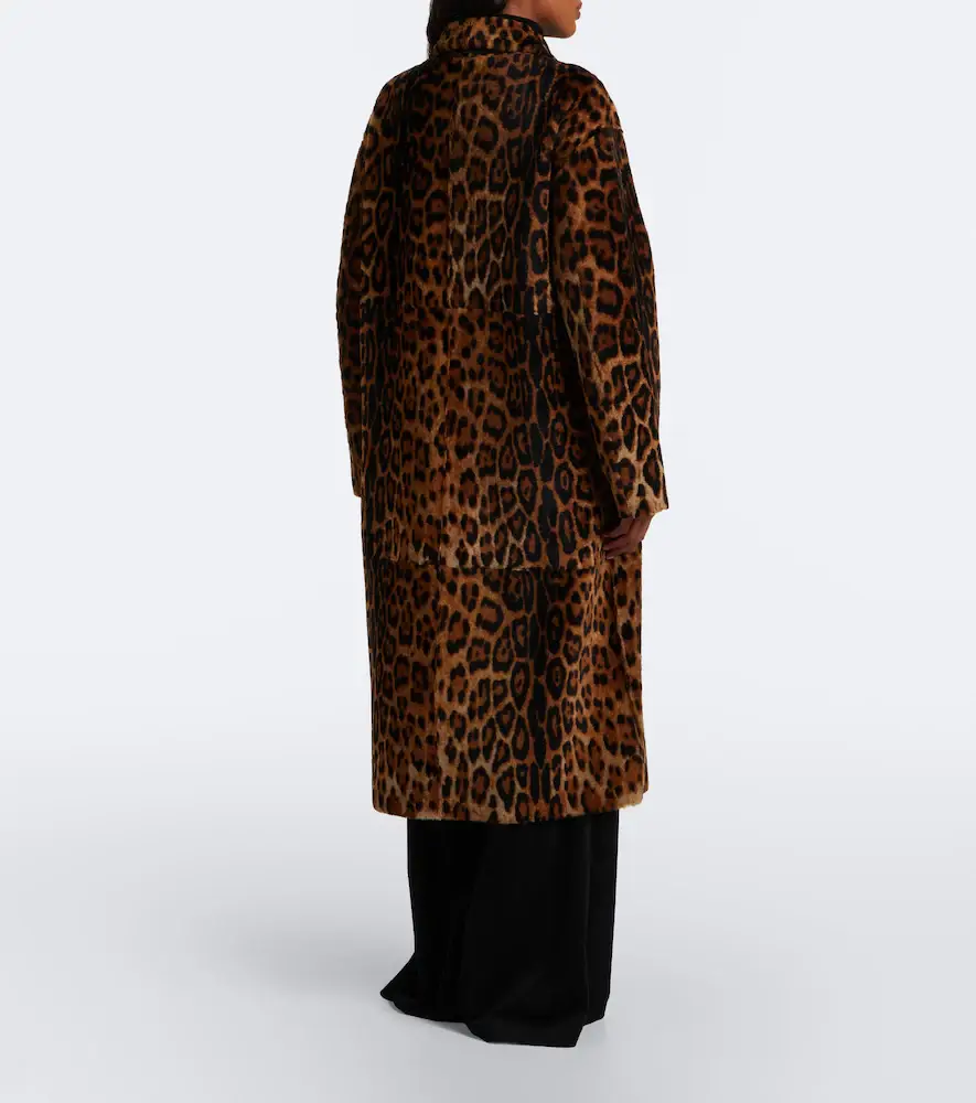 Nili Lotan Davelle leopard-print shearling coat | Thumbnail 3 Nili Lotan Davelle leopard-print shearling coat | Thumbnail 3