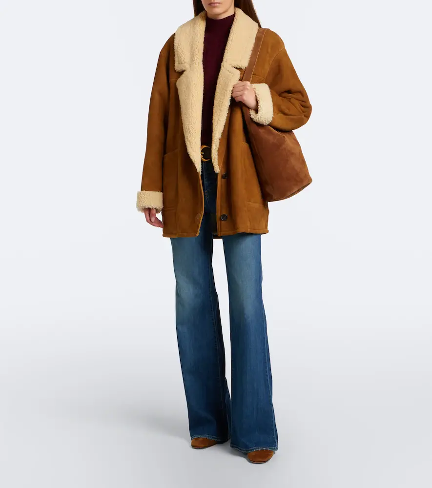 Nili Lotan Noelle shearling-lined suede coat | Thumbnail 3 Nili Lotan Noelle shearling-lined suede coat | Thumbnail 3