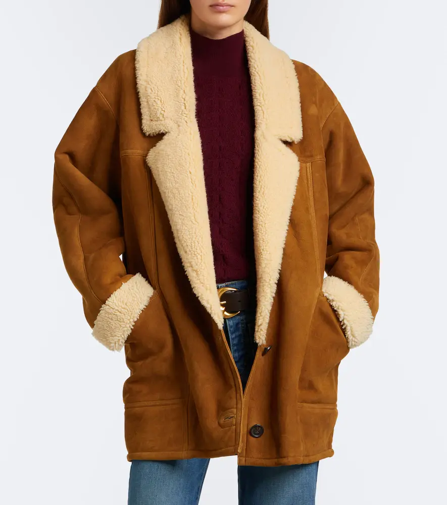 Nili Lotan Noelle shearling-lined suede coat | Thumbnail 4 Nili Lotan Noelle shearling-lined suede coat | Thumbnail 4