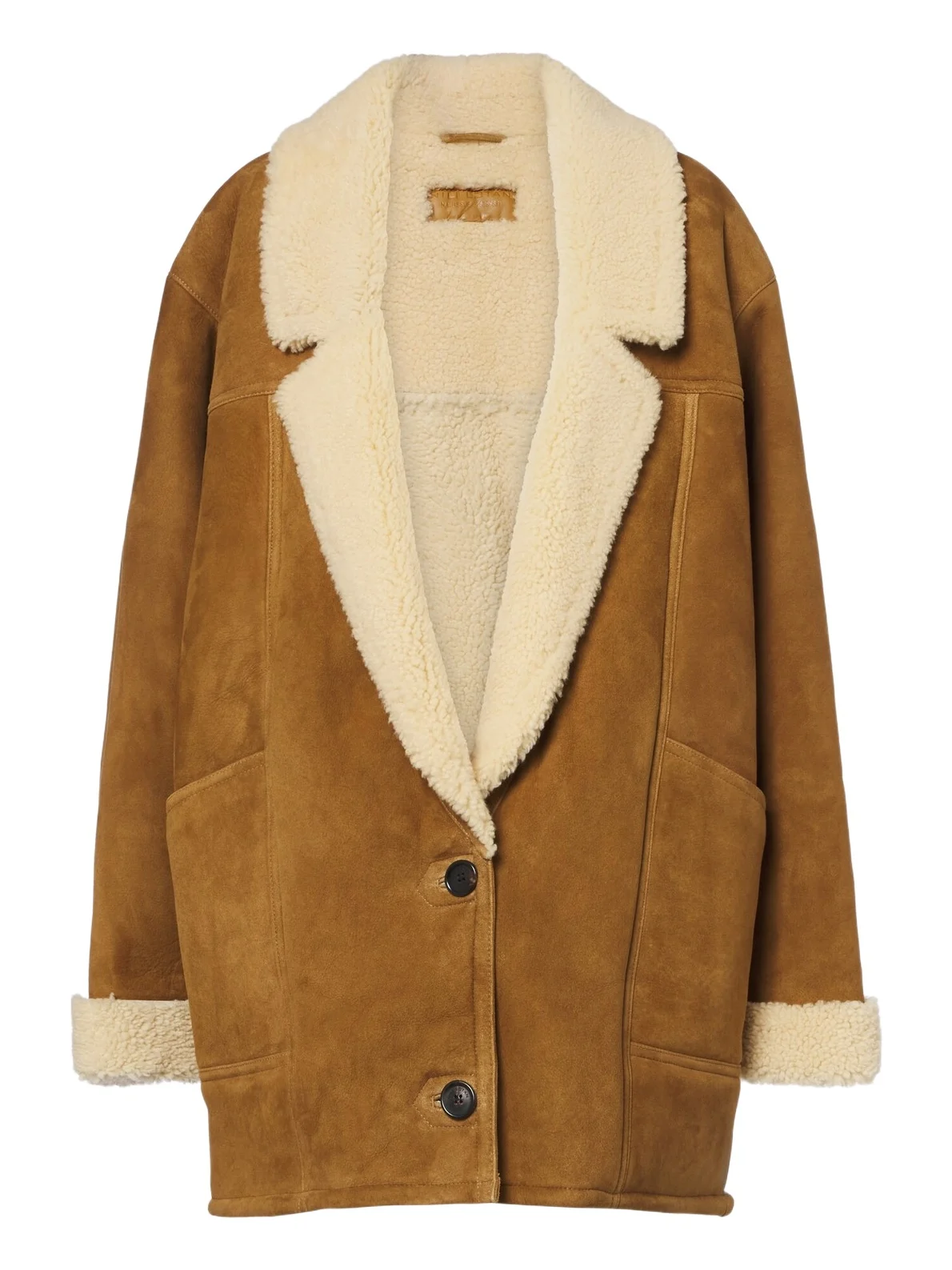 Noelle shearling-lined suede coat Noelle shearling-lined suede coat
