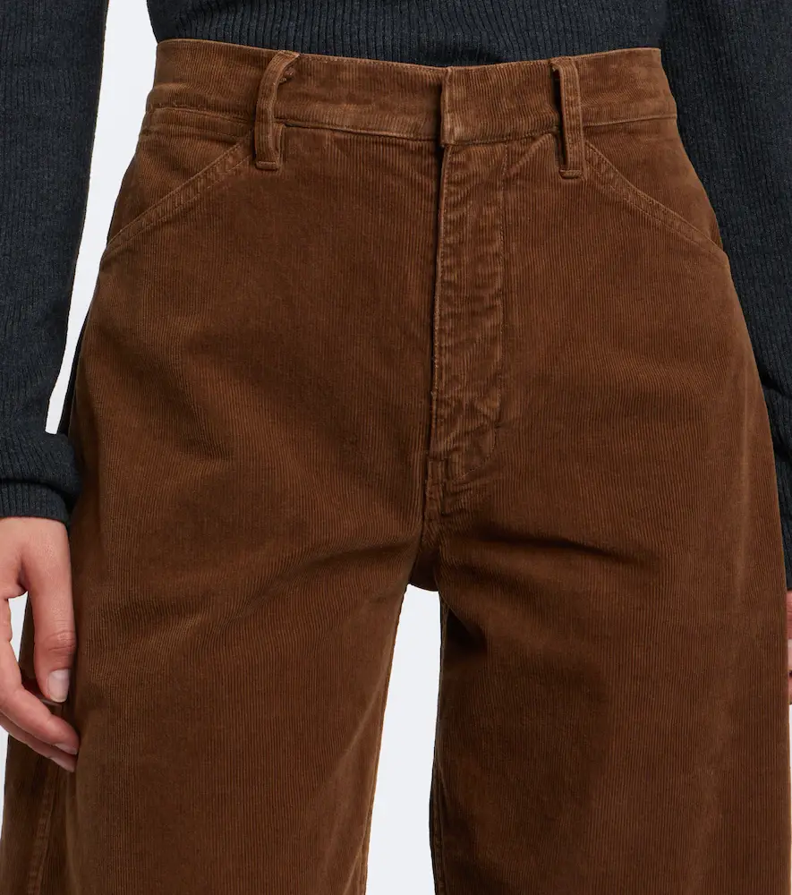 Nili Lotan Tribeca corduroy barrel-leg pants | Thumbnail 3
