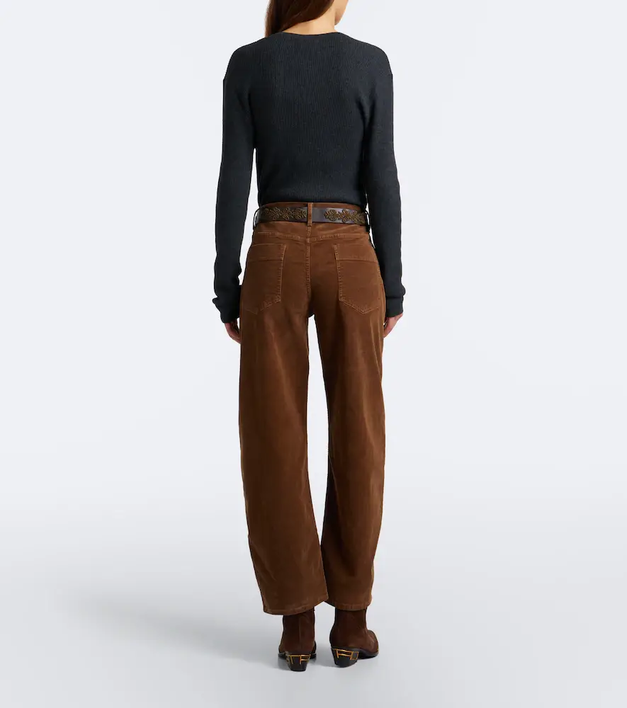 Nili Lotan Tribeca corduroy barrel-leg pants | Thumbnail 6
