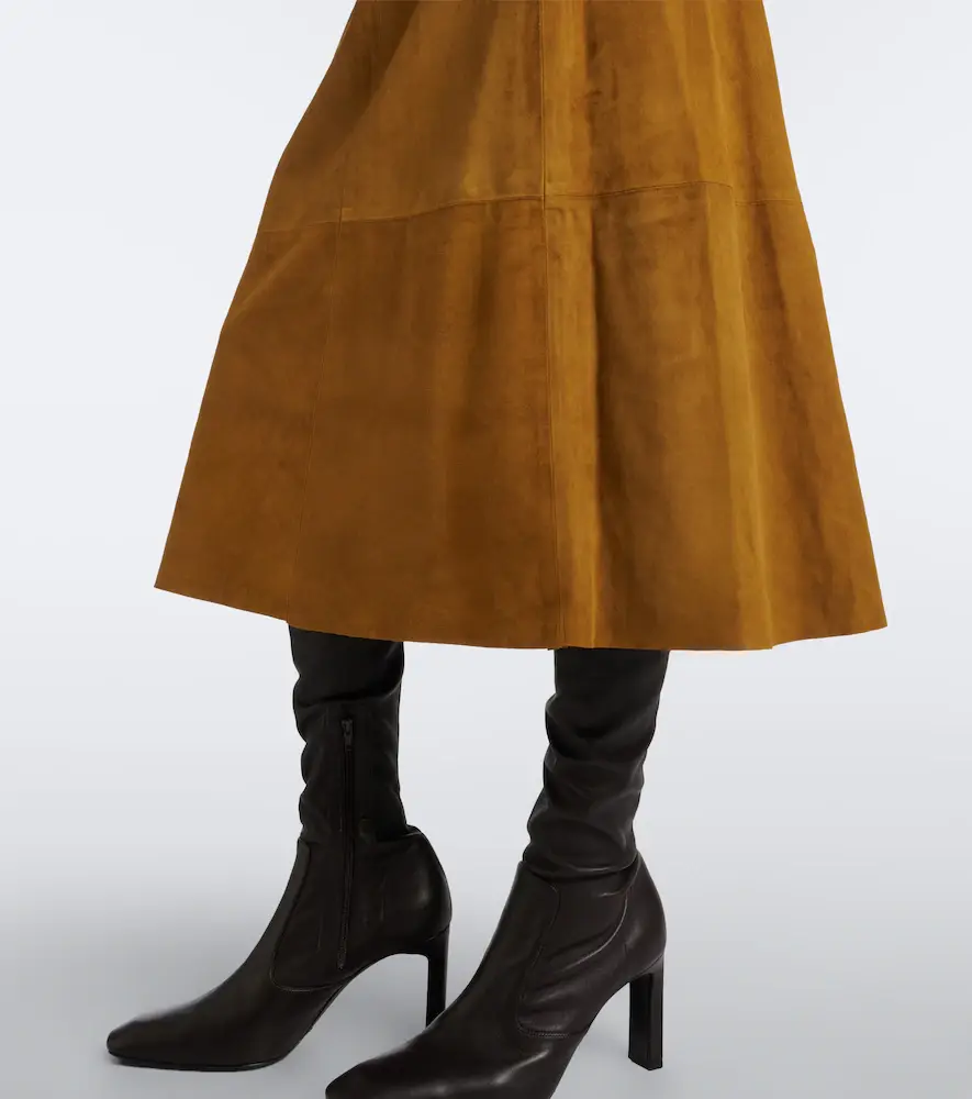 Vince Suede midi skirt | Thumbnail 3 Vince Suede midi skirt | Thumbnail 3