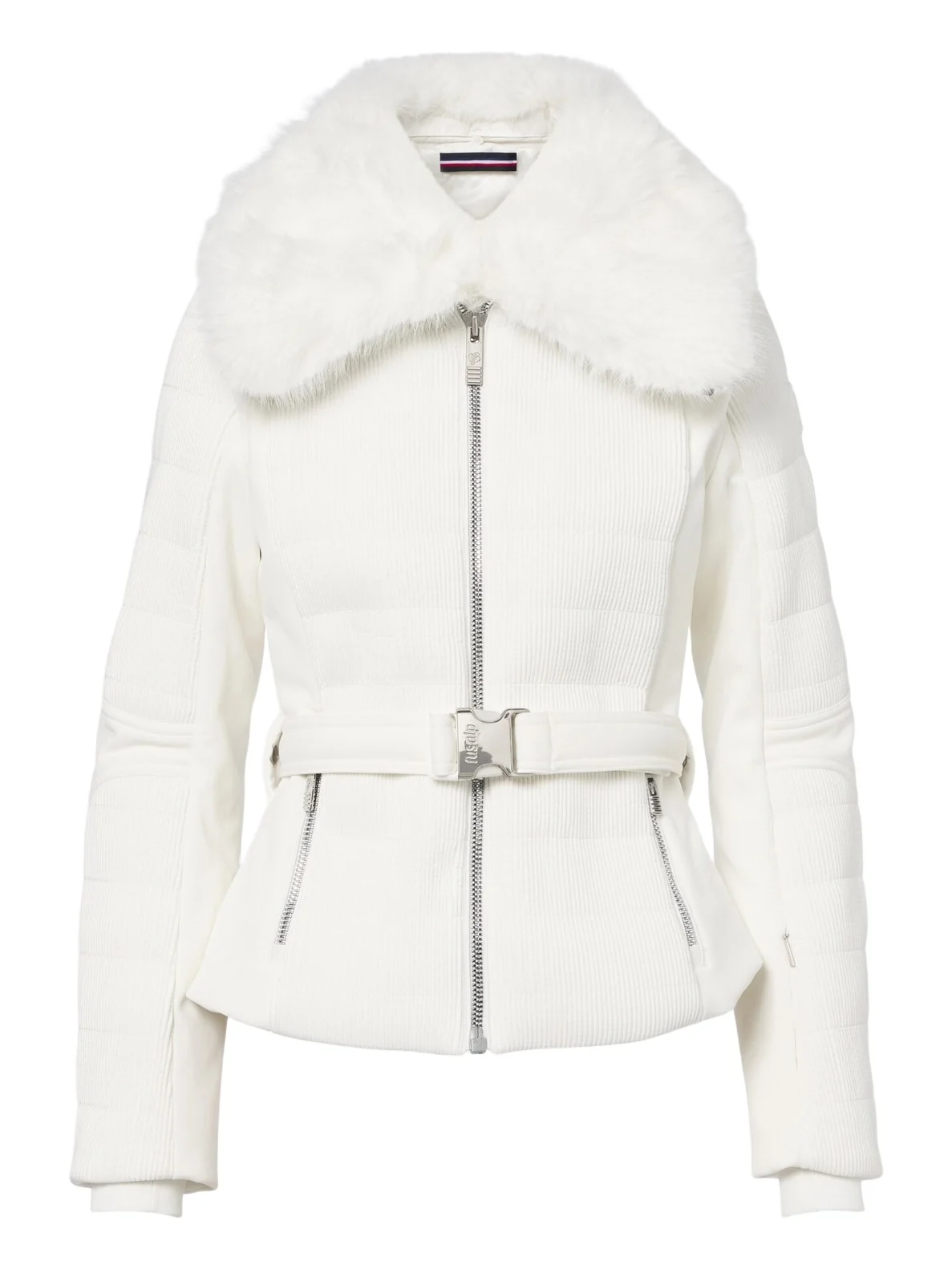 Gitu belted corduroy ski jacket