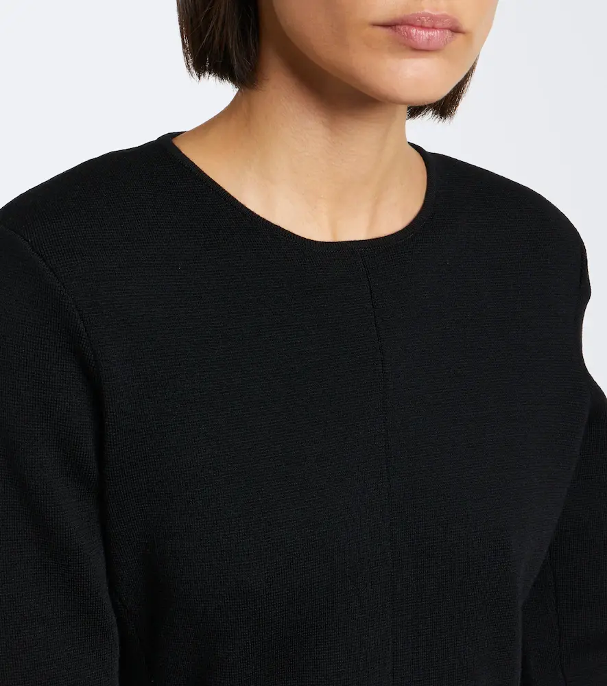 TOTEME Pleated wool-blend minidress | Thumbnail 2 TOTEME Pleated wool-blend minidress | Thumbnail 2