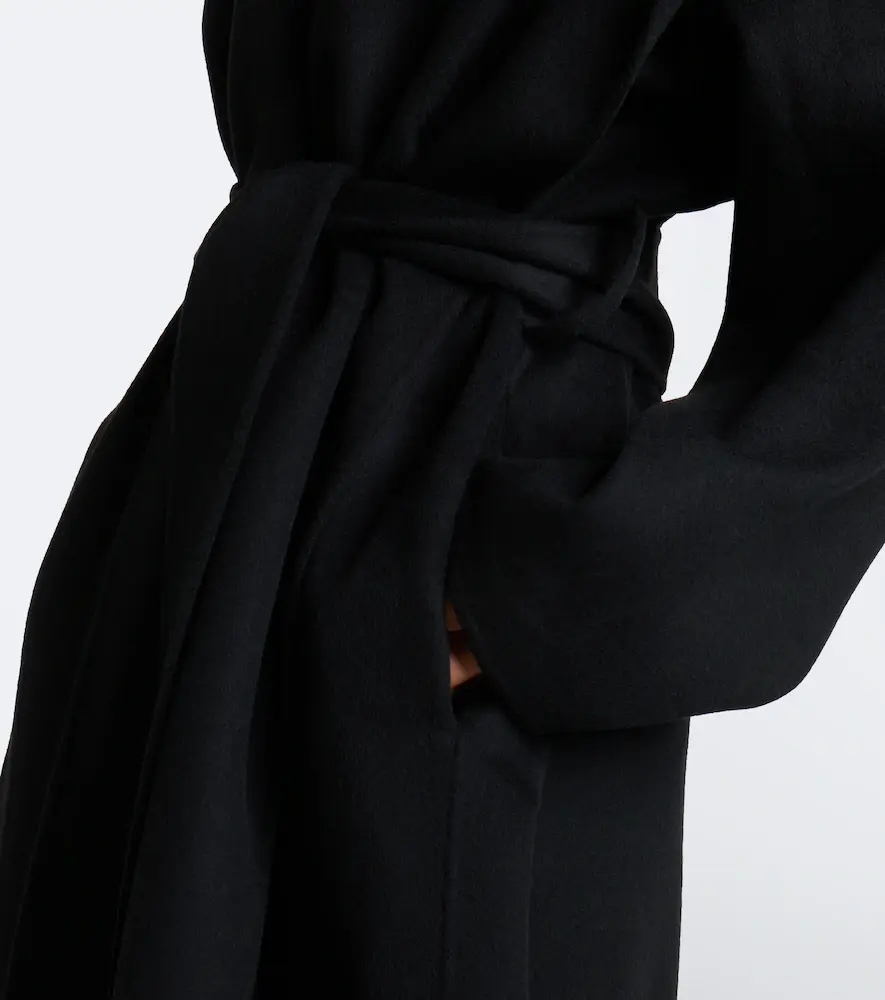 TOTEME Hooded wool wrap coat | Thumbnail 4 TOTEME Hooded wool wrap coat | Thumbnail 4