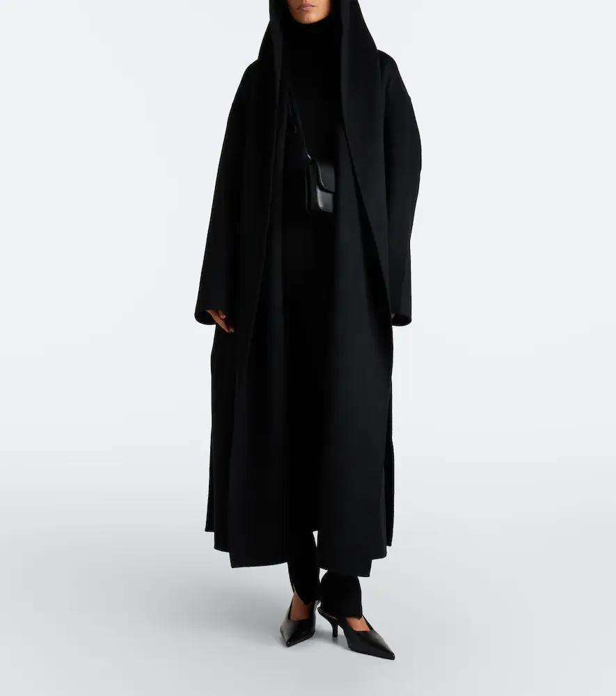 TOTEME Hooded wool wrap coat | Thumbnail 5 TOTEME Hooded wool wrap coat | Thumbnail 5