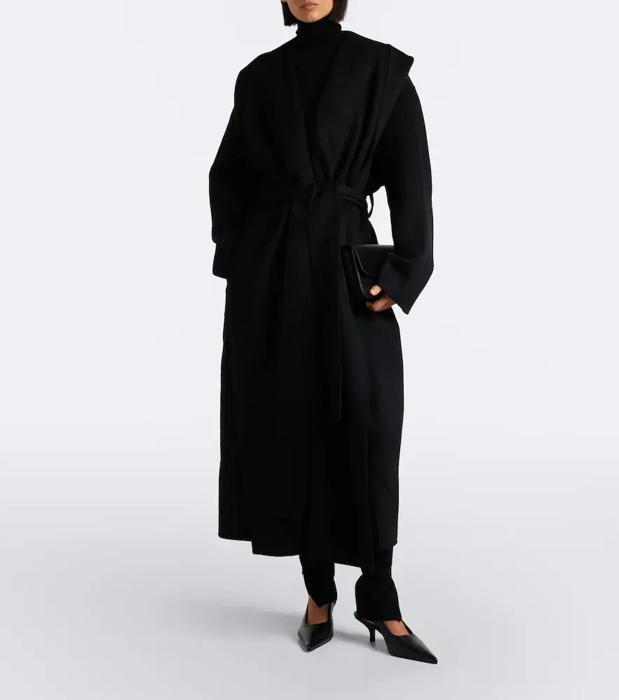 TOTEME Hooded wool wrap coat | Thumbnail 7 TOTEME Hooded wool wrap coat | Thumbnail 7
