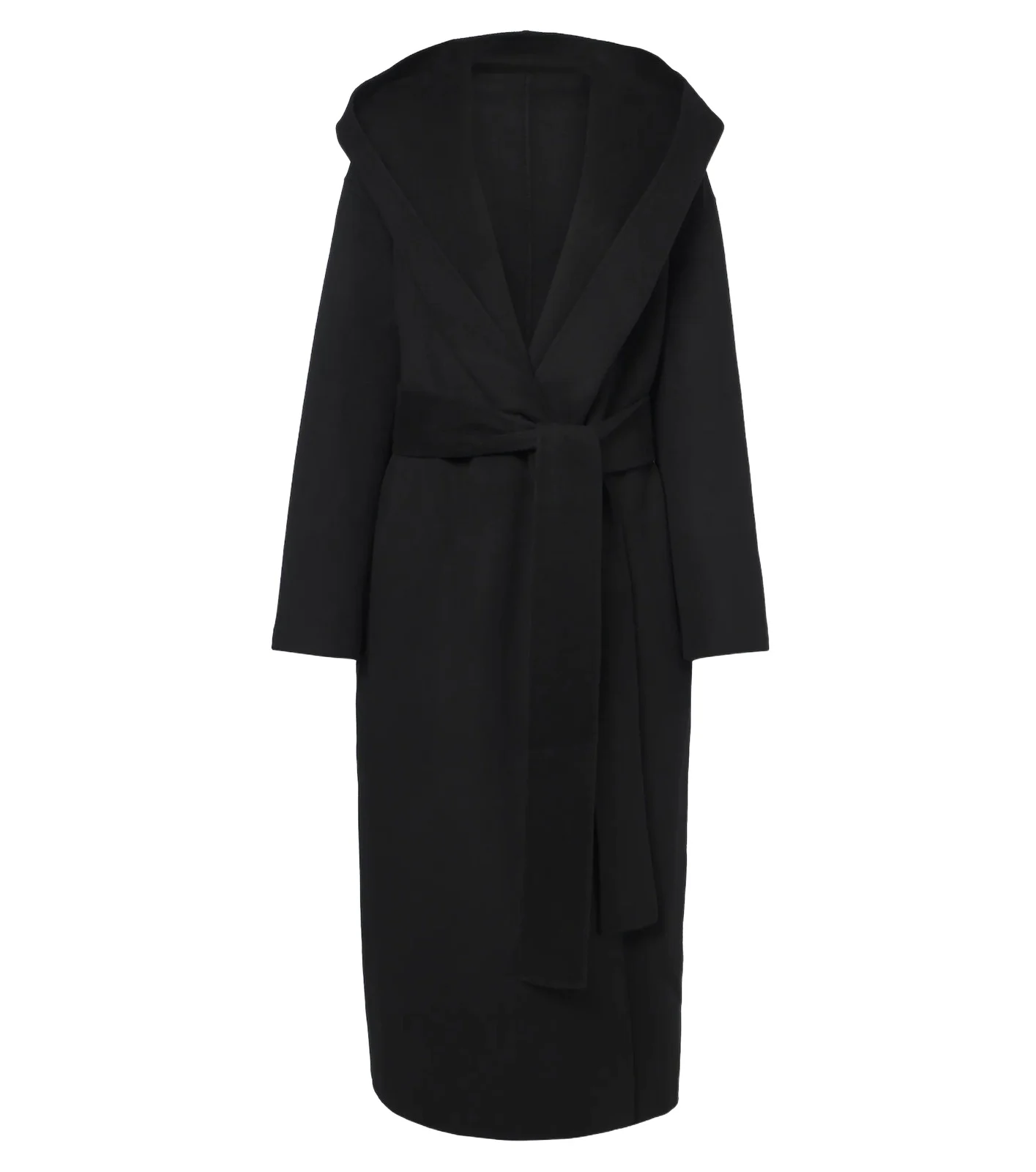 TOTEME Hooded wool wrap coat