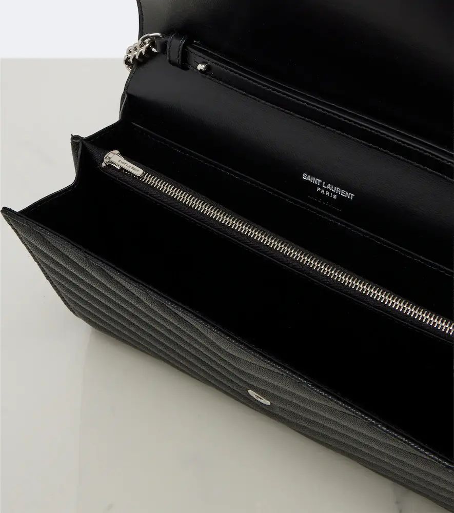 Saint Laurent Cassandre Envelope leather wallet on chain | Thumbnail 3