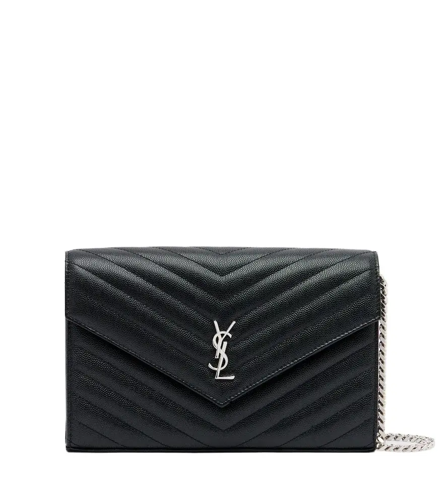 Cassandre Envelope leather wallet on chain Cassandre Envelope leather wallet on chain