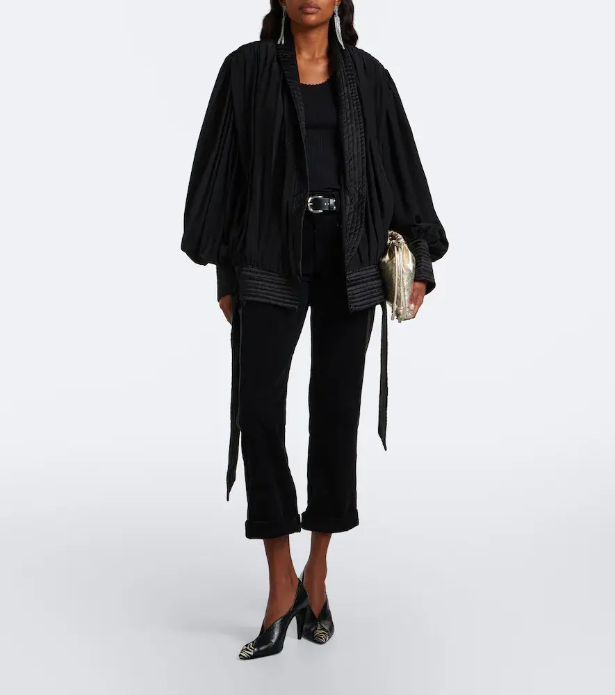 Isabel Marant Revene cotton and linen straight pants | Thumbnail 2 Isabel Marant Revene cotton and linen straight pants | Thumbnail 2