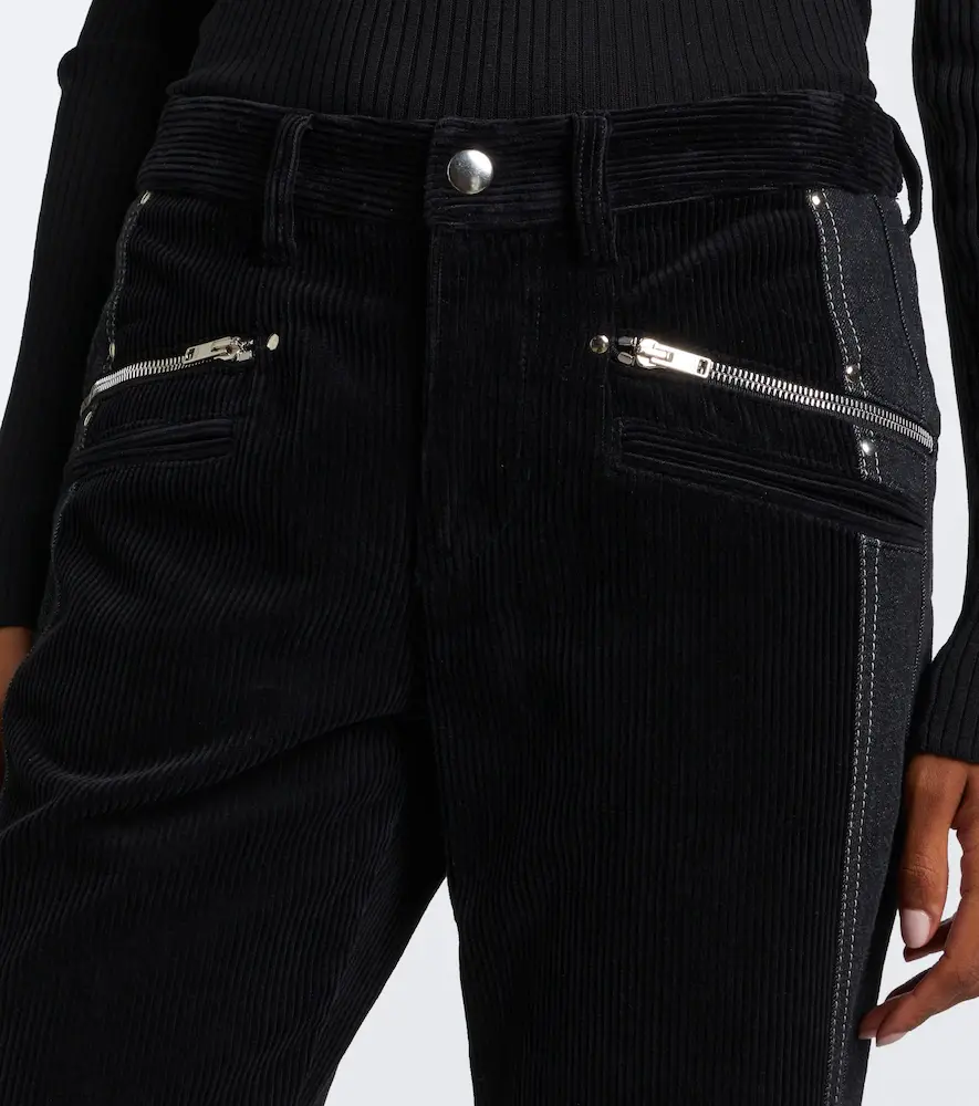 Isabel Marant Revene cotton and linen straight pants | Thumbnail 3 Isabel Marant Revene cotton and linen straight pants | Thumbnail 3