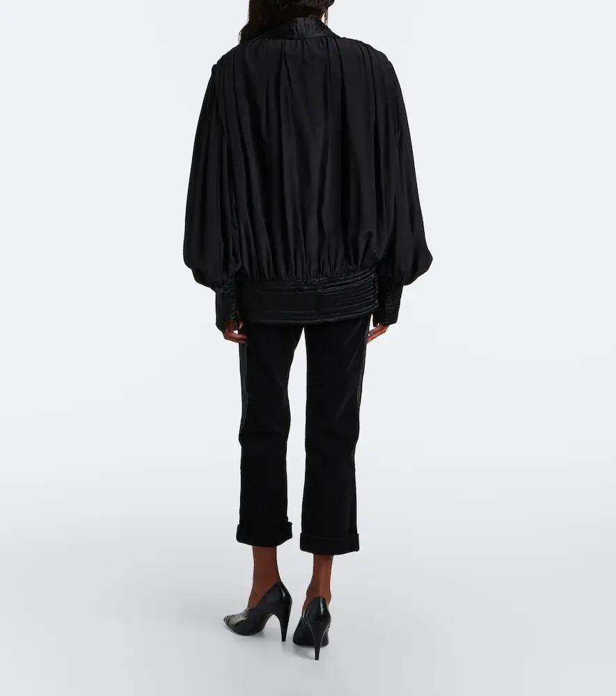Isabel Marant Revene cotton and linen straight pants | Thumbnail 6 Isabel Marant Revene cotton and linen straight pants | Thumbnail 6