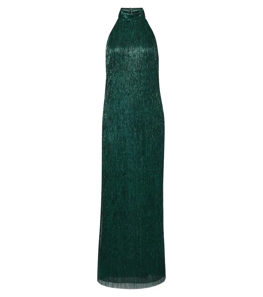Jeanne halterneck lamé gown Jeanne halterneck lamé gown