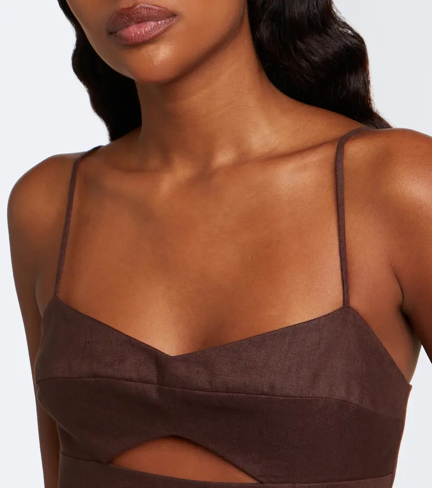 Cala de la Cruz Sei cutout linen top | Thumbnail 5 Cala de la Cruz Sei cutout linen top | Thumbnail 5