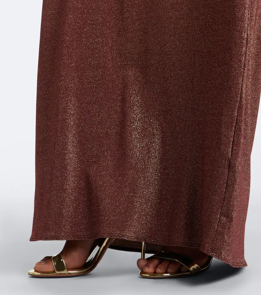 Cala de la Cruz Eres gathered jersey lamé maxi dress | Thumbnail 6 Cala de la Cruz Eres gathered jersey lamé maxi dress | Thumbnail 6