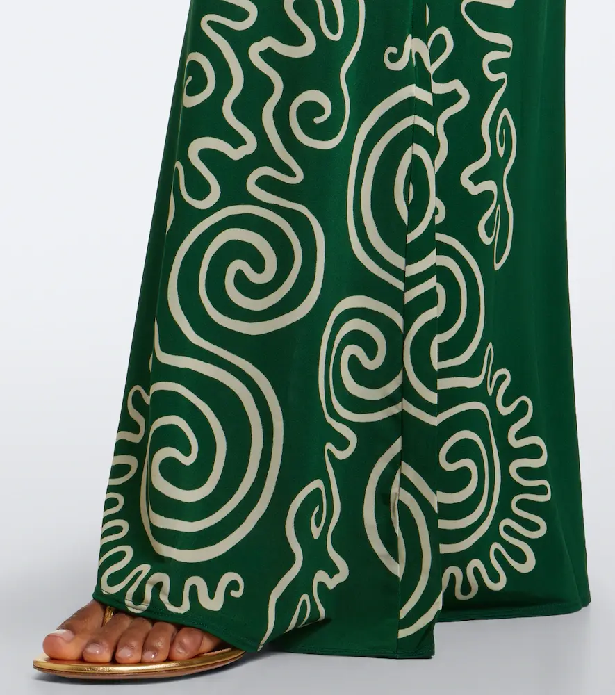 Cala de la Cruz Amay printed satin maxi dress | Thumbnail 6