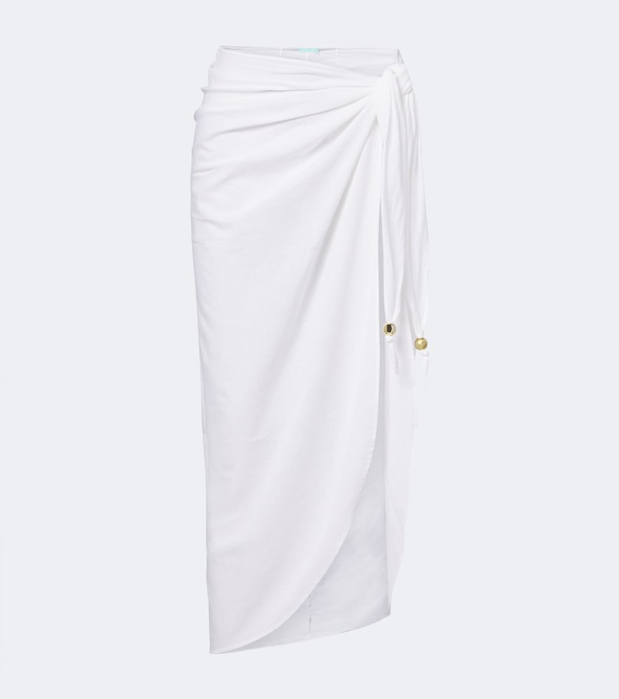 Melissa Odabash Winnie cotton and linen beach cover-up