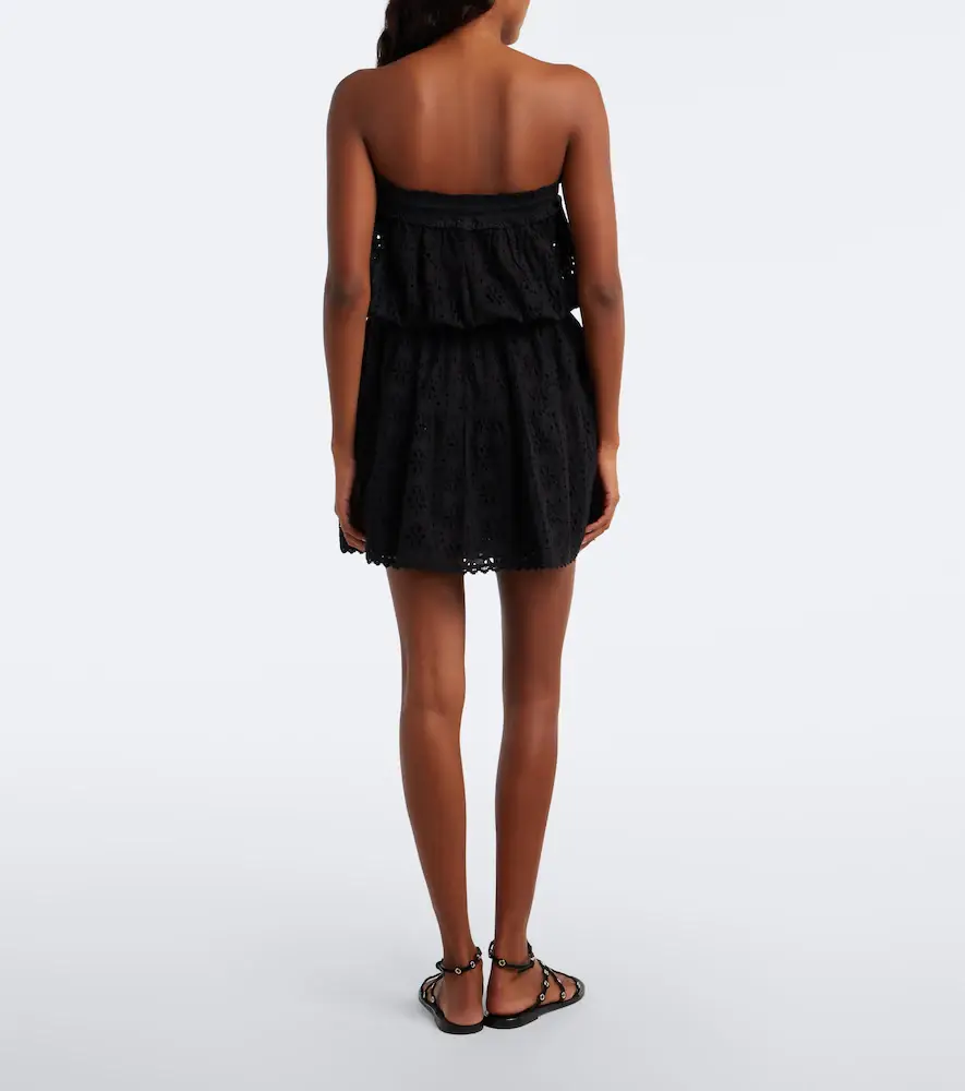 Melissa Odabash Colette broderie anglaise cotton minidress | Thumbnail 2 Melissa Odabash Colette broderie anglaise cotton minidress | Thumbnail 2