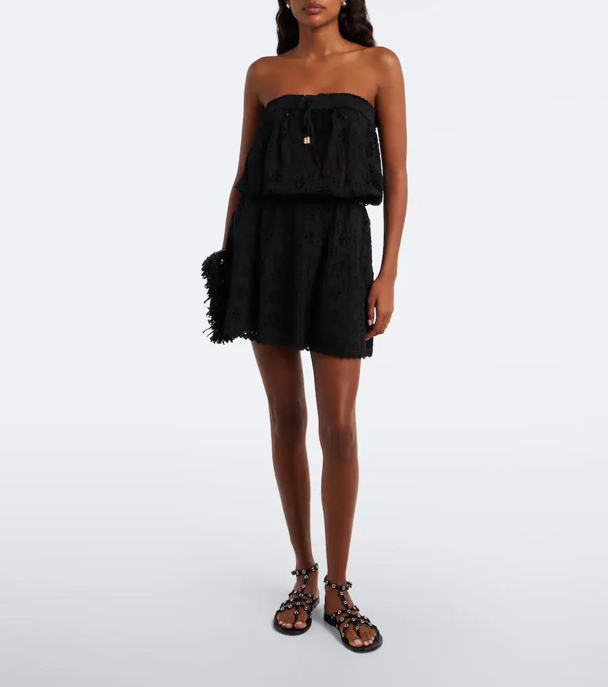 Melissa Odabash Colette broderie anglaise cotton minidress | Thumbnail 4 Melissa Odabash Colette broderie anglaise cotton minidress | Thumbnail 4