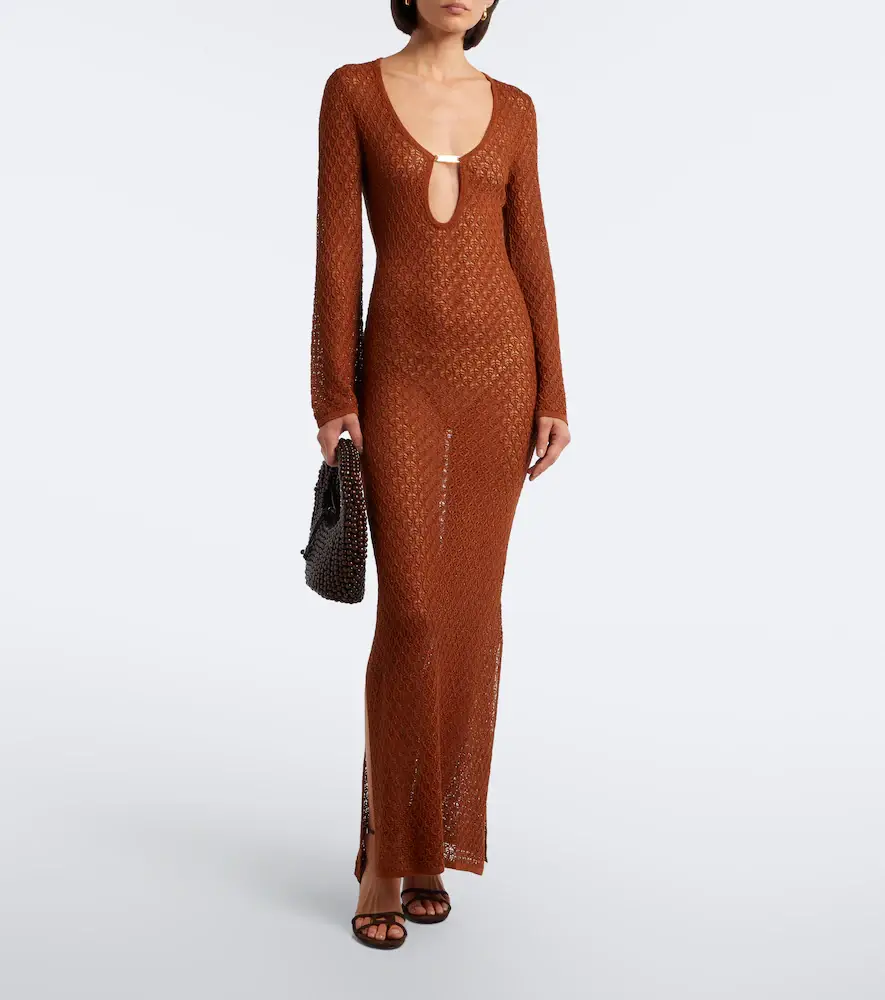 Melissa Odabash Casey open-knit midi dress | Thumbnail 2